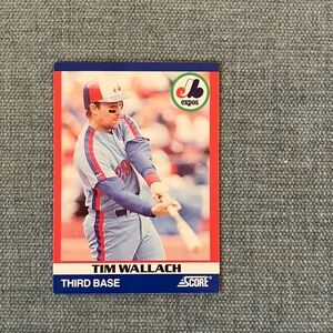 1991 Score Baseball Card Trading Card